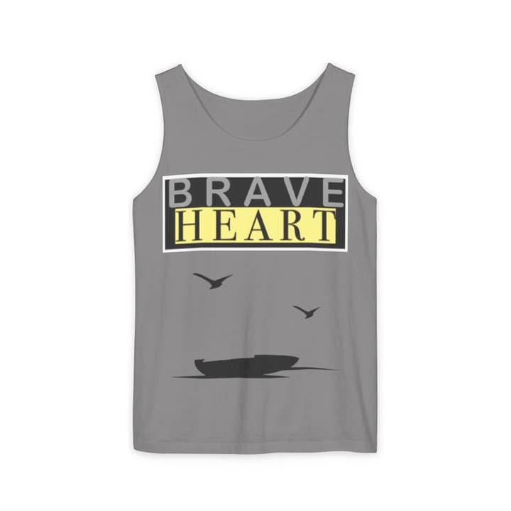 RC'nSONS - Wholesale Tank Top - Men's - Brave Heart Tank Top | Unisex Garment-Dyed Tee52