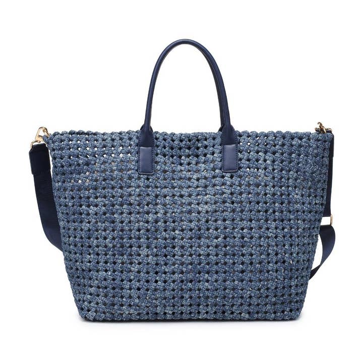 Sol and Selene - Vendita all'ingrosso Borsa tote - Donna - Borsa Grande Intrecciata a Mano Solstice23