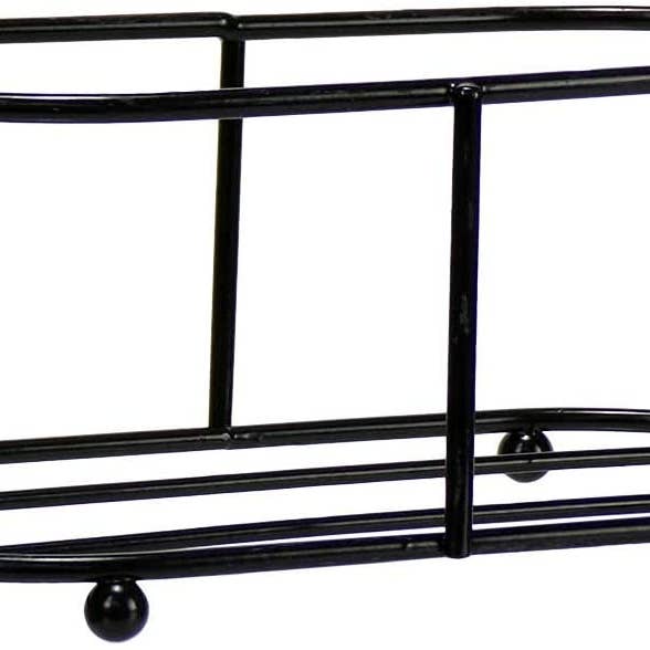 Jolitee - Wholesale Bath Soap Dish - Jolitee Stainless Steel Caddy Compatible with 16 Ounce Soap and Lotion Bottles Collection Black