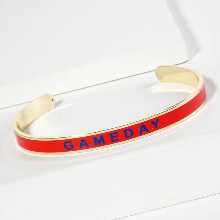Lou & Co - Wholesale Cuff Bracelet - Enamel Gameday Cuff Bracelet23