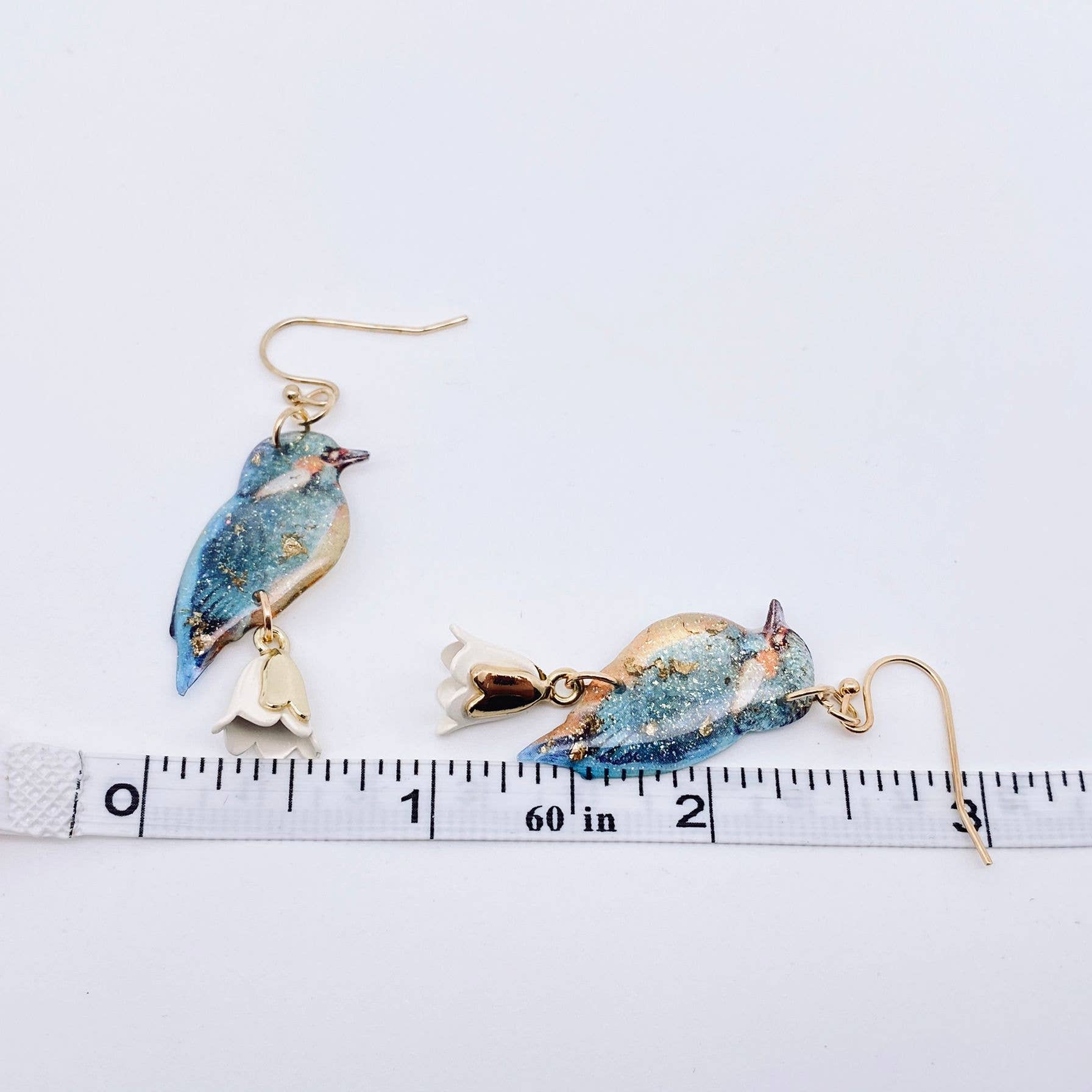 Mio Queena - Wholesale Dangle Earrings - Resin Bird Charm Dangle Earrings2
