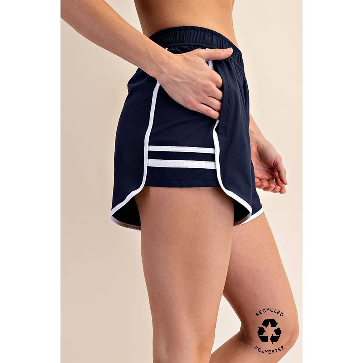 Rae Mode - Wholesale Athletic Shorts - Women's - RECYCLED BUTTER TIGER SHORT21
