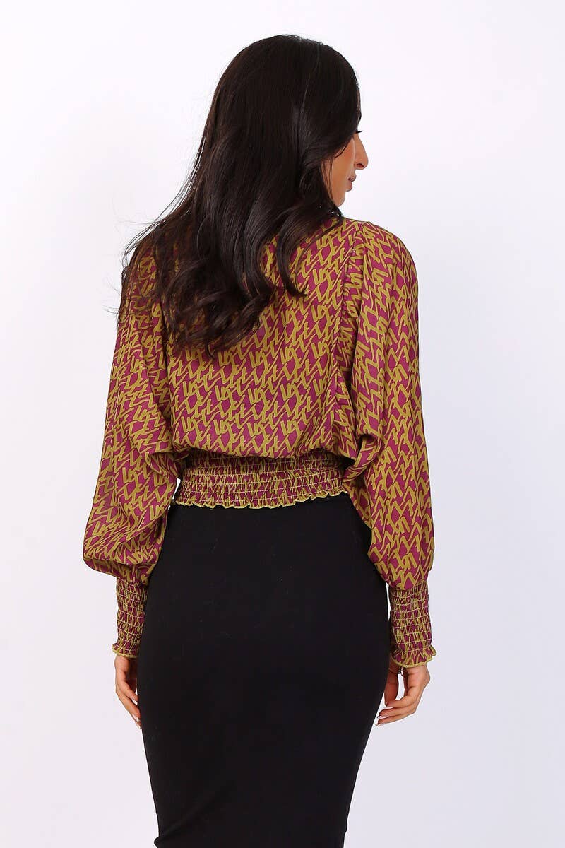 LORIANE - Venta al por mayor Blusa - Mujer - Blusa estampada de talla única 2108819