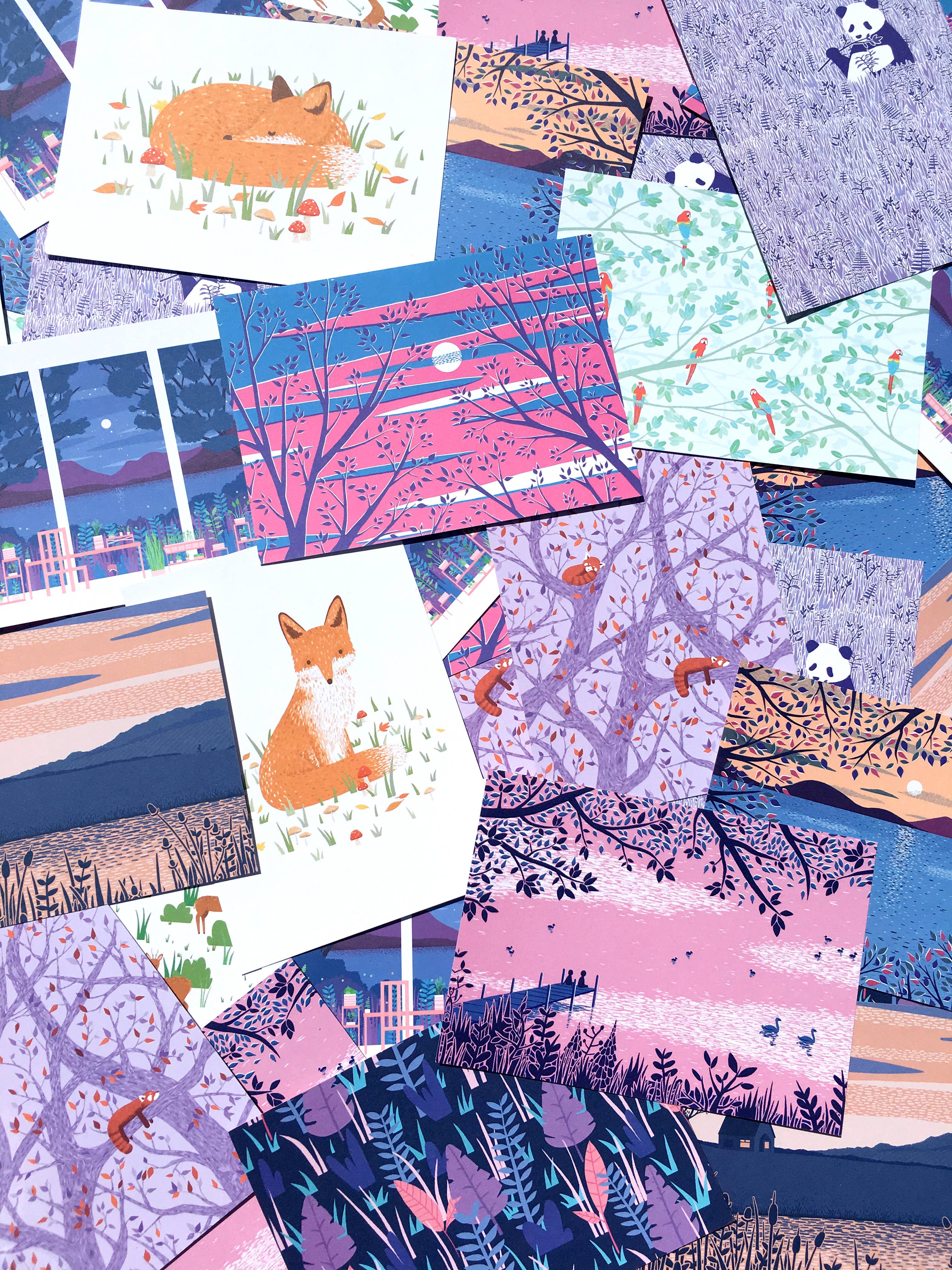 Tom Hardwick – wholesale Postcard – A View Through the Trees Postcard3