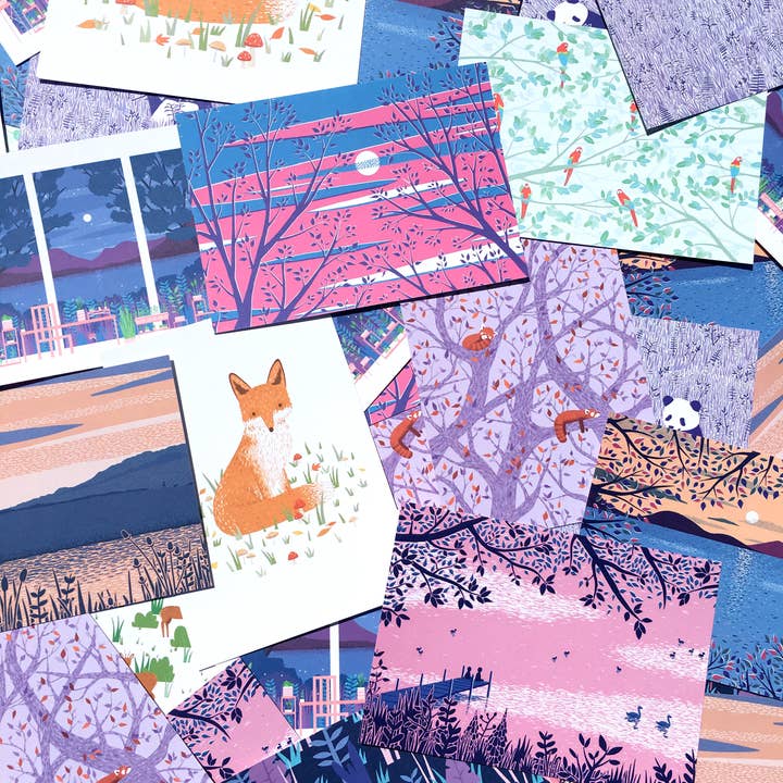 Tom Hardwick – wholesale Postcard – A View Through the Trees Postcard3