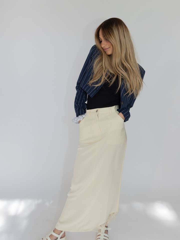 The Reimagined Skirt Cream for wholesale by The Nina Collection
