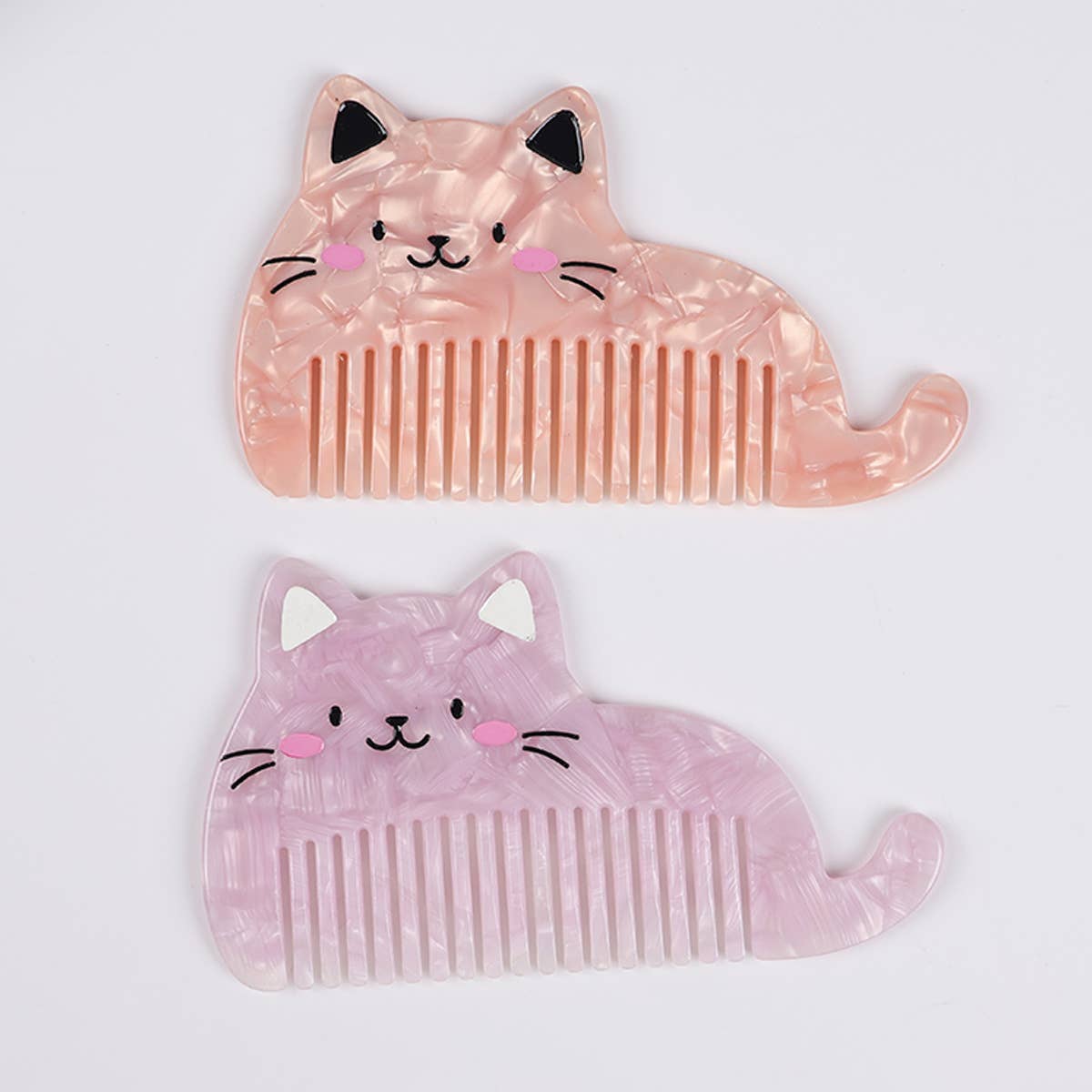 SoapElenGlen - Vente Peigne/brosse à cheveux - Peignes à cheveux en forme de chat mignon pour coiffures douces2