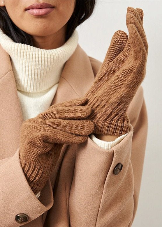 Mongulai - Wholesale Gloves - Women's - Brown Camel Wool Adult’s Gloves1