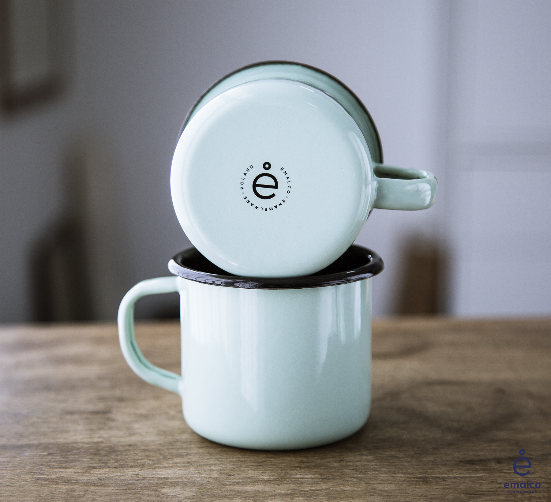 Emalco Enamelware - Vente Tasse à café - Tasse à café en émail 350 ml | PLAIN B.2
