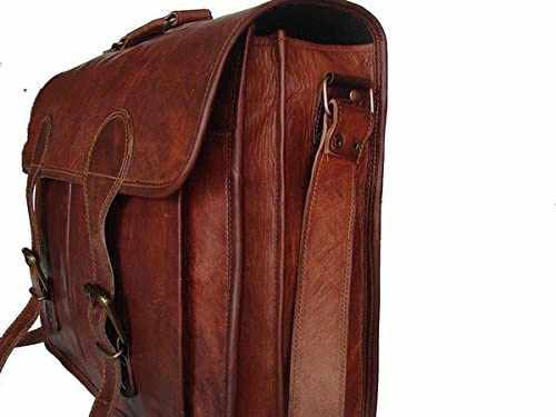 Tuzech Leather – Mala a tiracolo - Unissexo por atacado – Mala Unissexo de Couro para Portátil 15" – Uso de Escritório e Viagem1