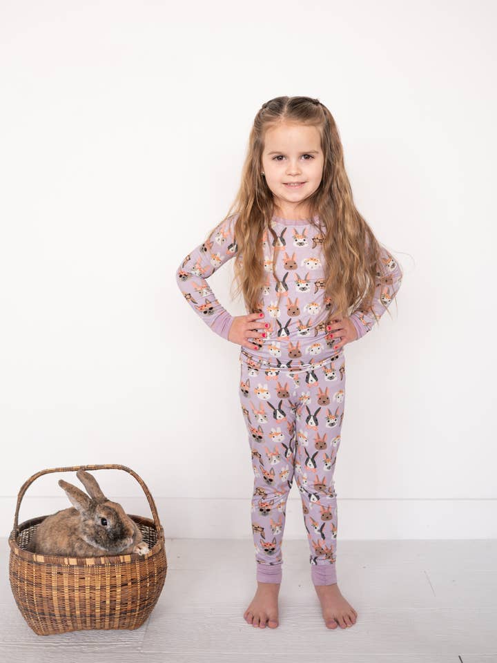 Conejitos de Verano (Pijama de Manga Larga) para venta al por mayor de DreamLet