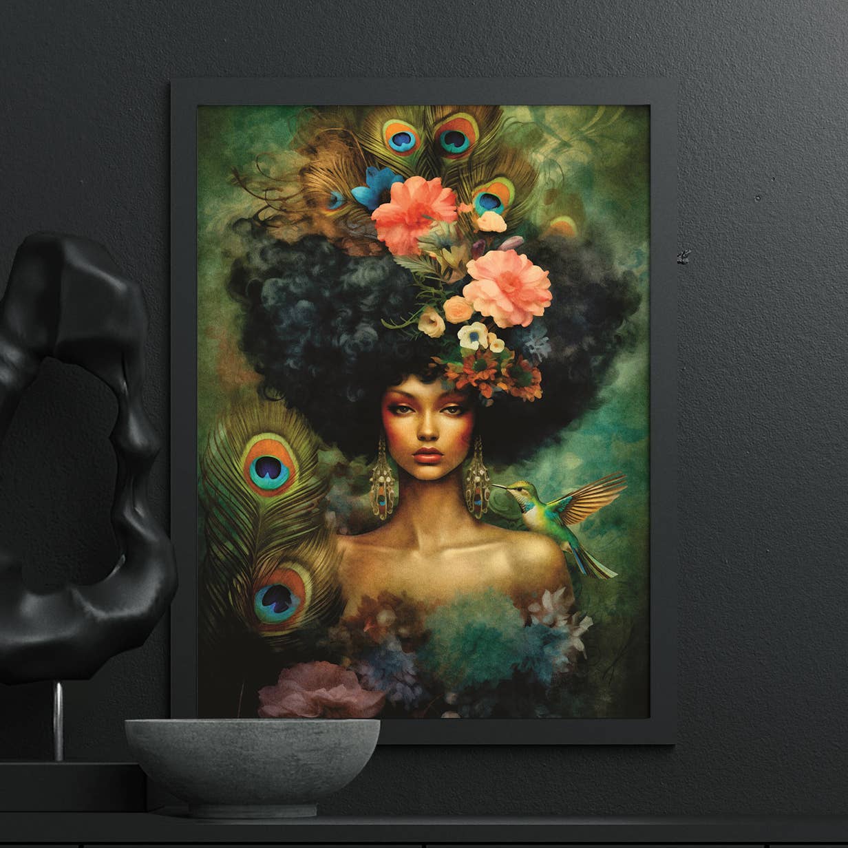 Craft Kreatively - Wholesale Craft Supplies - African Woman Decoupage Rice Paper - A3+ - for Crafts1