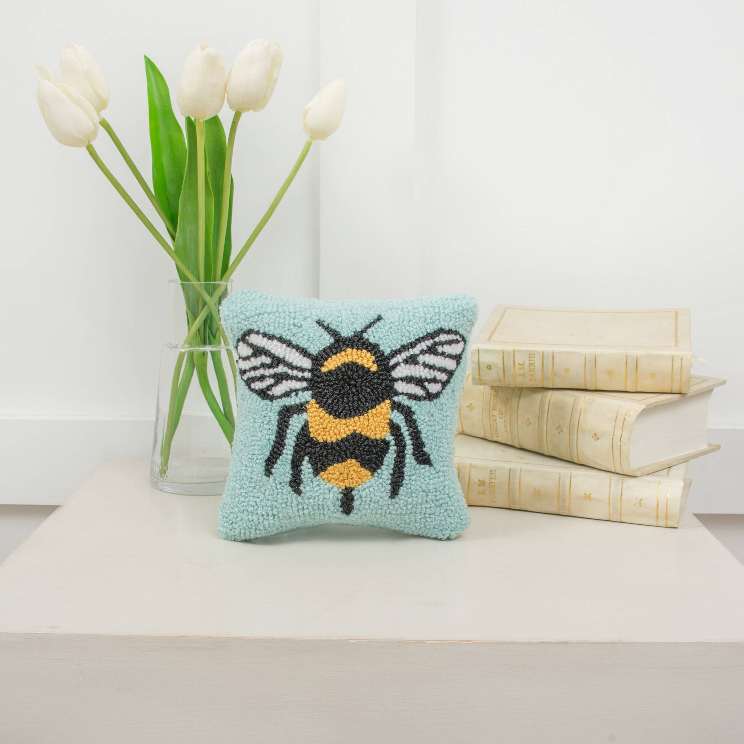 C&F Home - Wholesale Throw/Decorative Pillow - Bumble Bee Hooked Pillow3