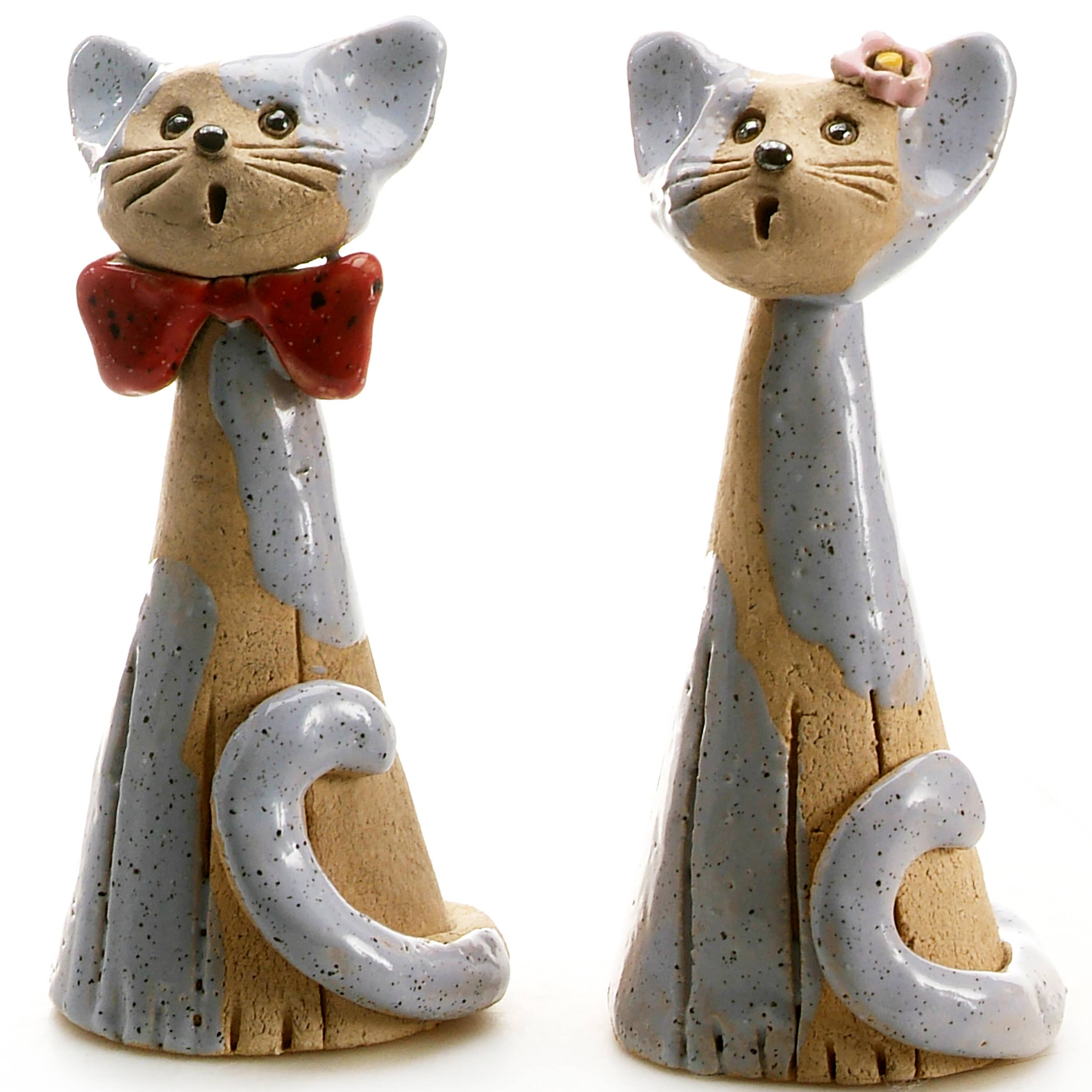 Enigma Supplies - Vendita all'ingrosso Statuette decorative - Simpatica statuetta decorativa in ceramica a forma di gatto | 2 stili4