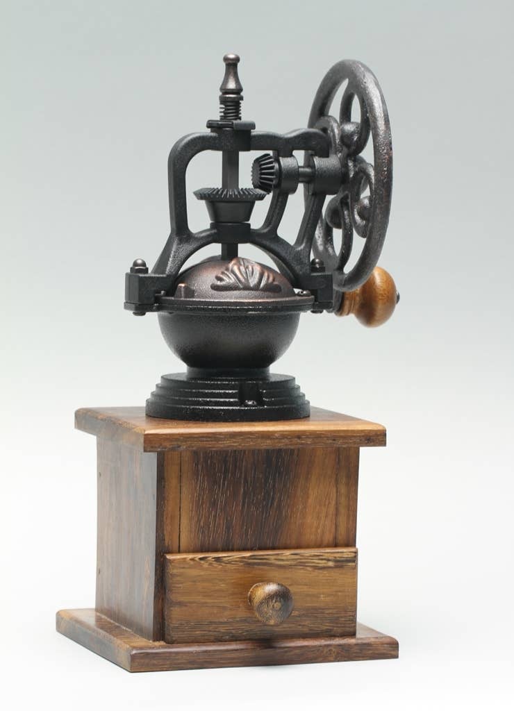 Baroy - Wholesale Coffee Grinder - Nonie Manual Coffee Grinder With Cast Iron Hand Side Crank 1