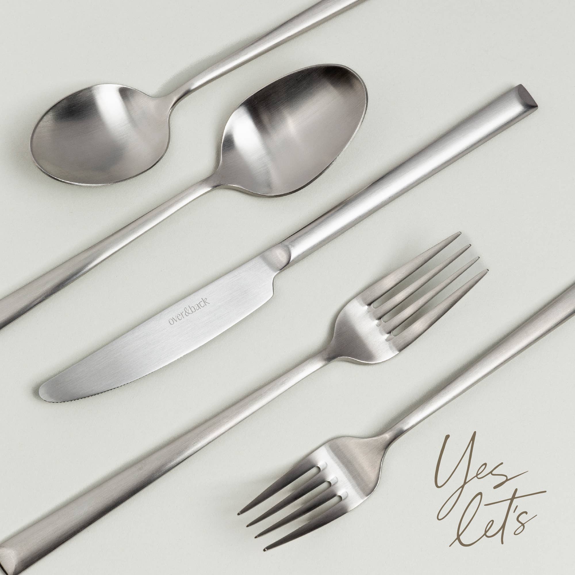 Mirrored Stainless Modern Flatware Cutlery Set – 20pc Service for 4 for wholesale on Faire15