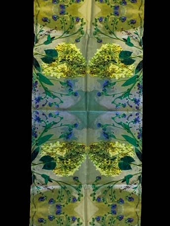 Table Runner 14"x72" - Victorian Hydrangea (Serenity) for wholesale by NINA J