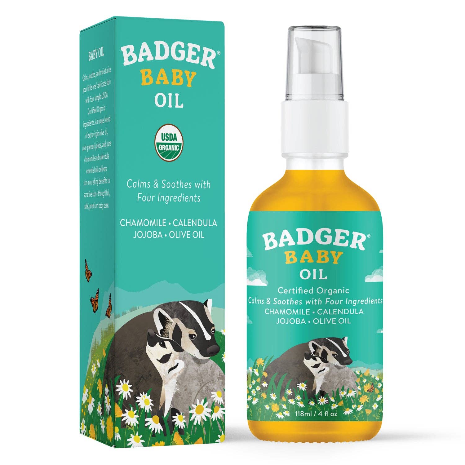 Badger Balm - Wholesale Bath/Body Oil - Baby - Baby Oil5