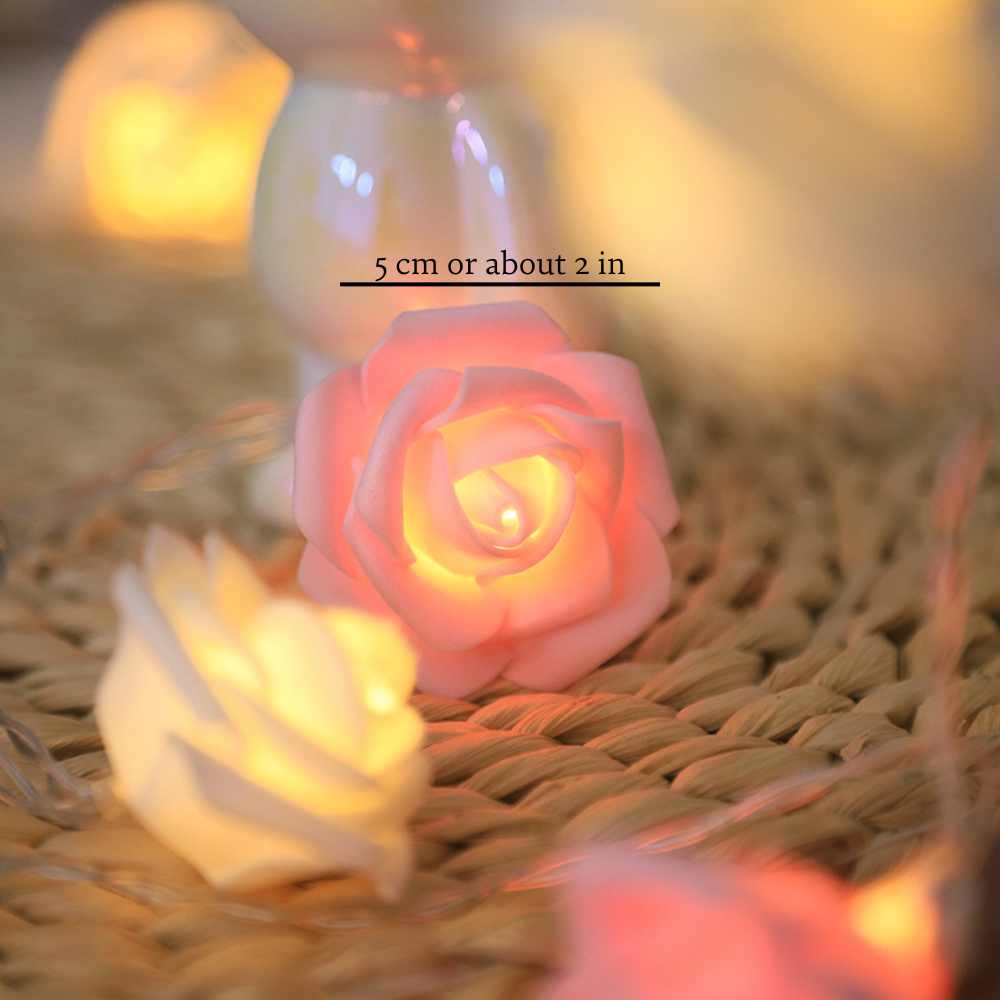 Moderny - Wholesale String Lights - Rose Flower Lights String8