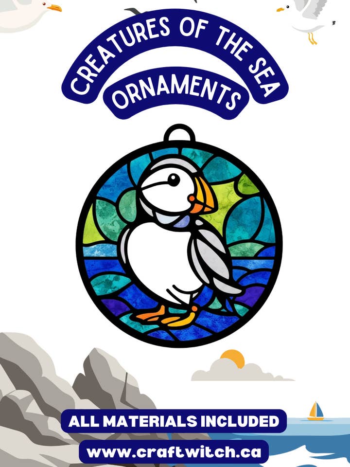 Creatures Of The Sea Ornament Kit for wholesale by The Craft Witch