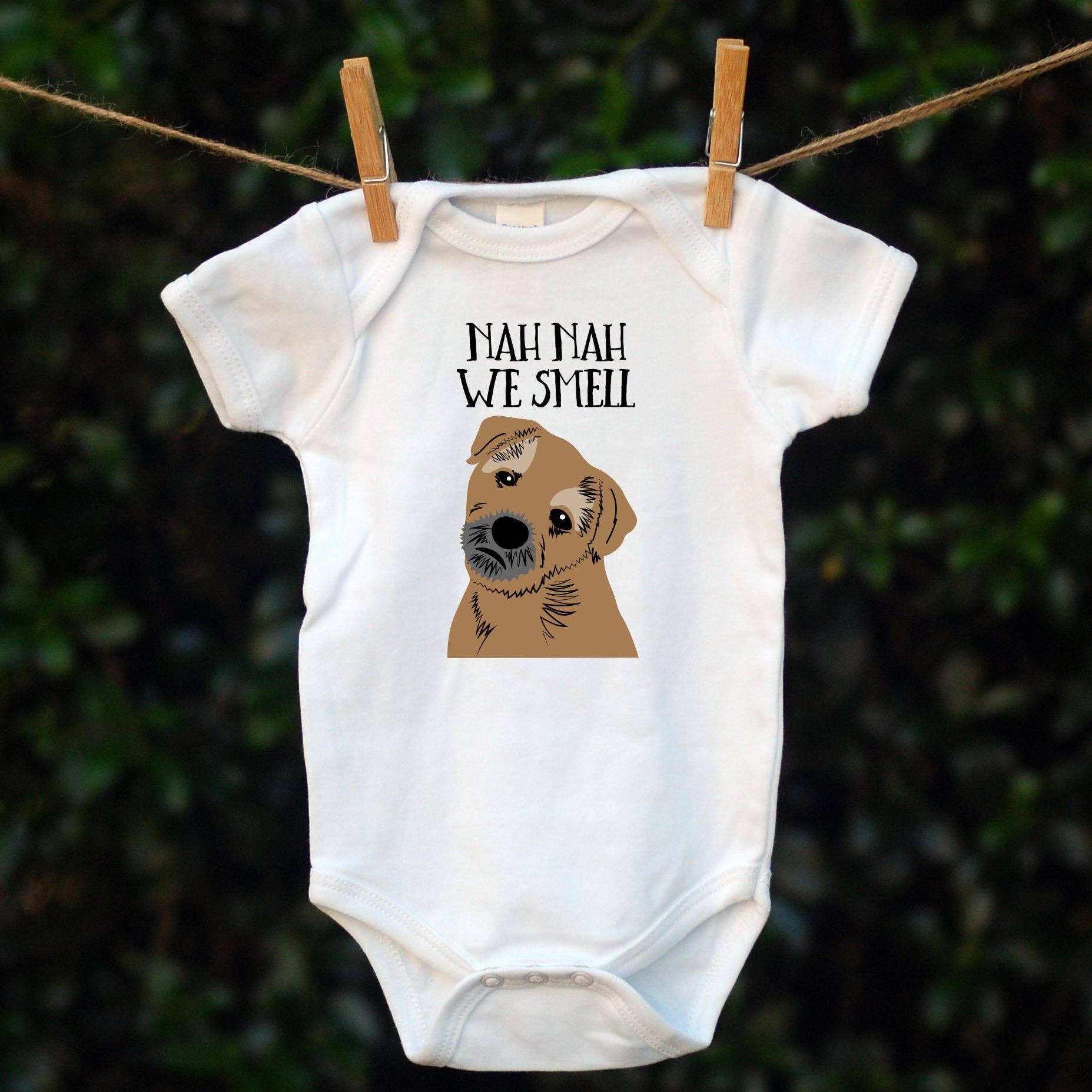 Afewhometruths – wholesale Bodysuit (non-footed) – Baby – Personalised Partners-In-Crime Babygrow - Pre-drawn or Photo upload1