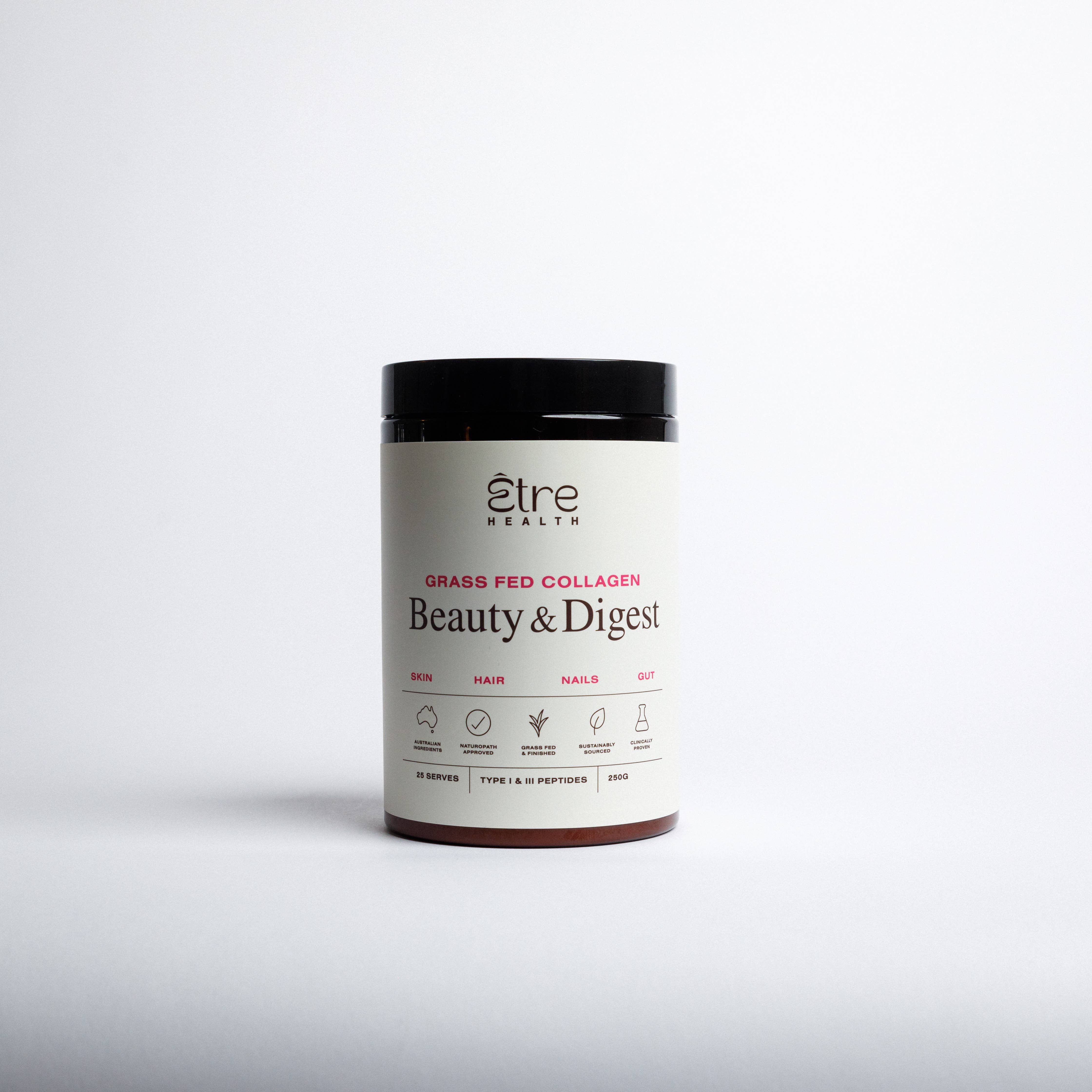 Etre Health Pty Ltd - Wholesale Oral supplement/vitamin - Beauty & Digest Collagen - 250g