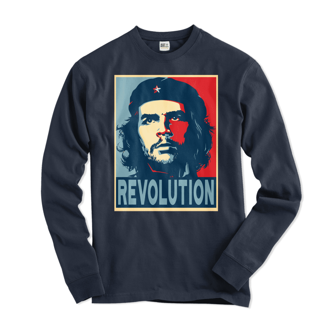 Art-O-Rama Shop – wholesale T-shirts med screentryck – Unisex – Che Guevara Revolution, Hope Style långärmad skjorta4