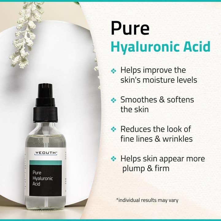 yeouthskincare - Venta al por mayor Sérum facial - YEOUTH Suero Hidratante de Ácido Hialurónico Puro 100% 60 ml