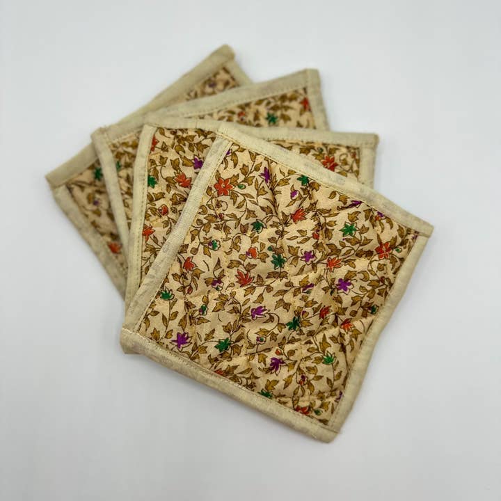 Sottobicchieri trapuntati primaverili per la vendita all'ingrosso da parte di AMANSH