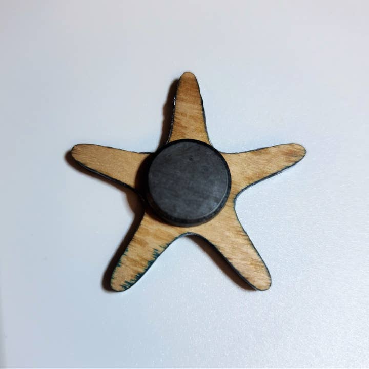 JEMS of the Sea – wholesale Magnet – Sjöstjärna/Sea Star Ocean Scene harts- och trämagneter3