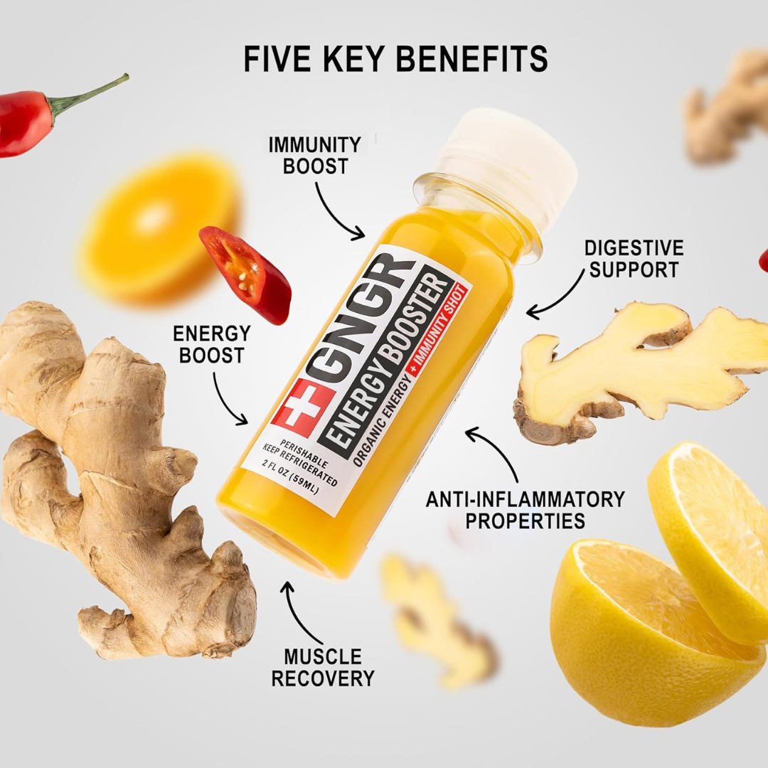 GNGR Labs - Wholesale Wellness Juice/Tonic - Energy Booster Shot: Nootropic Ginger & Turmeric Drink2