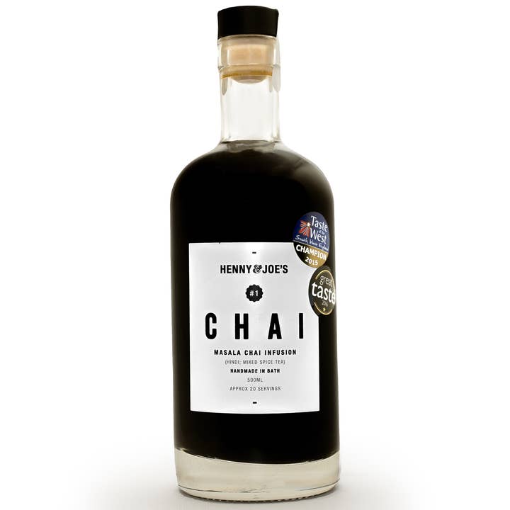 Henny and Joe's Chai - Wholesale Cocktail Mix/Syrup - 500ml Masala Chai Infusion