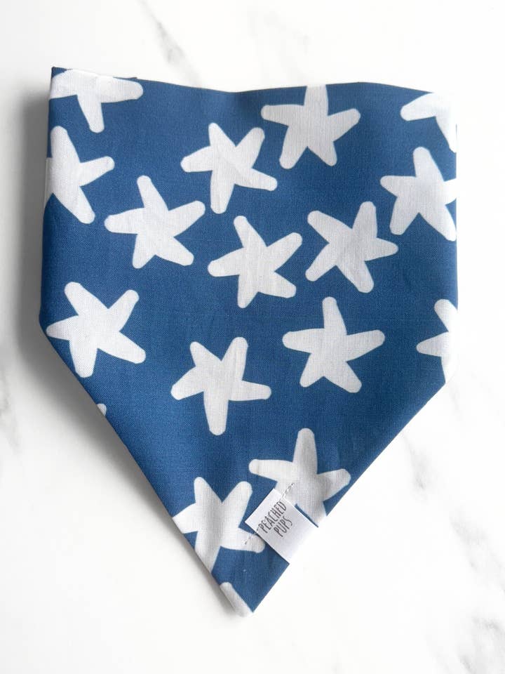 Star-Spangled Dog Bandana for wholesale by Peached Pups