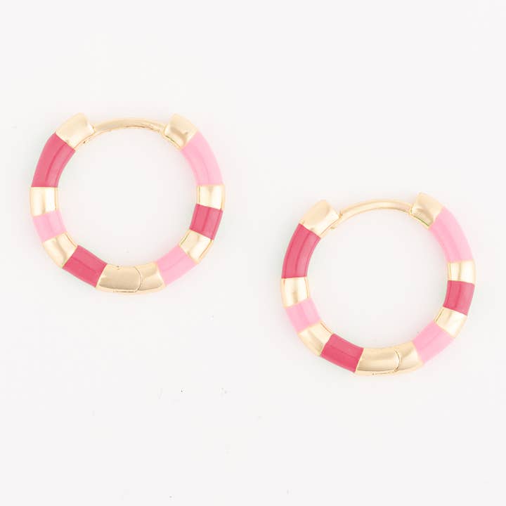 Pendientes Reya Rosa Oscuro para venta al por mayor de Michelle McDowell