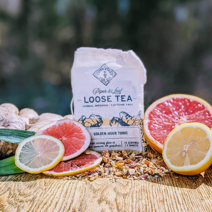 Golden Hour Tonic Loose Leaf - 15 Servings for wholesale by Piper & Leaf Artisan Tea Co