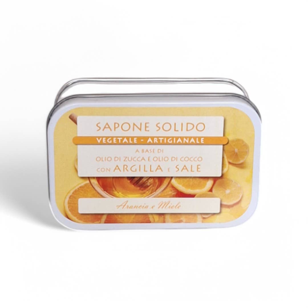 pirotta srl - Wholesale Bar Soap - I52 | Salt and Clay Soap 85G Orange and Honey0