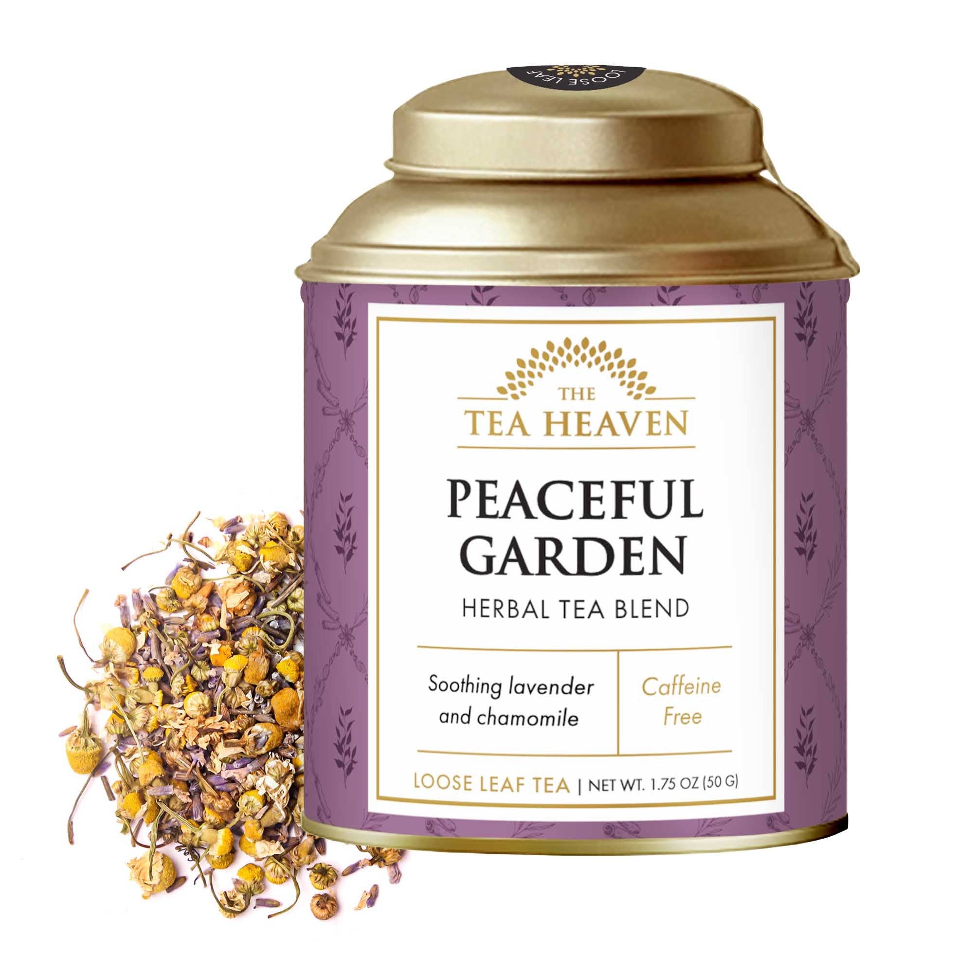 The Tea Heaven – wholesale Loose tea – Peaceful Garden Loose Leaf Canister (Case of 6)0
