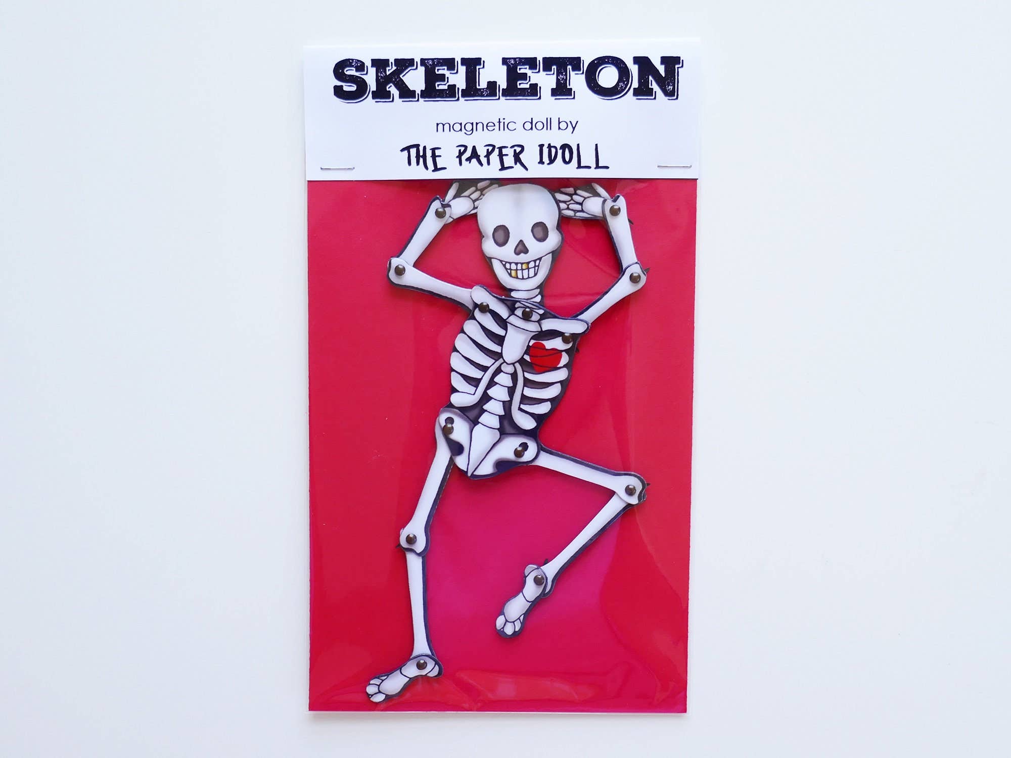 THE PAPER IDOLL – Großhandel Magnete – Posierbarer Kühlschrankmagnet | Skelett | Halloween-Party-Dekoration4