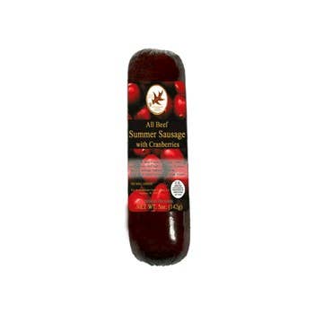 Northwoods Food and Gift Enterprises - Wholesale Sausage - 5029 5oz Cranberry Summer Sausage 16/cs