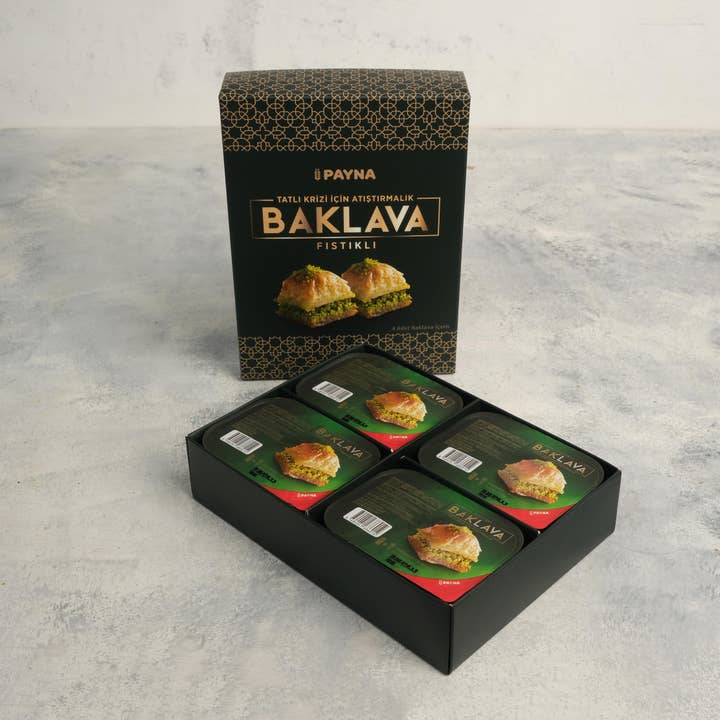 Aladdin - Wholesale Cake - Payna | Pistacho Baklava Box - 4 plakjes voor eenmalig gebruik
