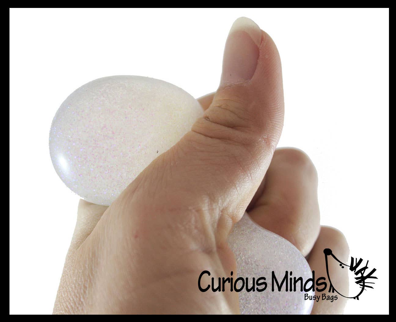 Curious Minds Toys - Wholesale Stress Relief Ball/Dough - 1 Glitter Gel Ghost Stress Balls - Sticky Ghosts Squeeze Fi2