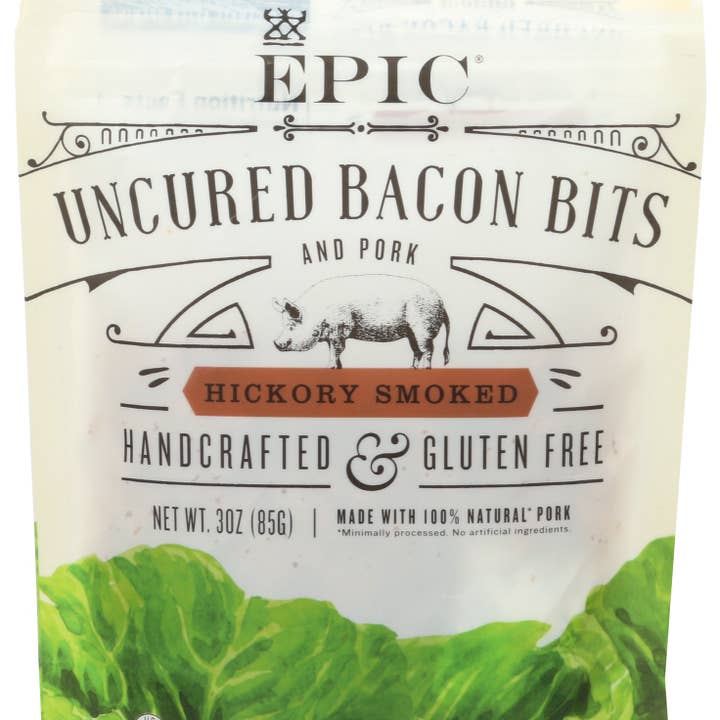 EPIC Bits Hickory Bacon Uncured 3 oz and other Purchase Wholesale ground pork. Free Returns & Net 60 Terms on Faire trending on Faire.