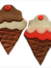 Summer Waffle Cones Gluten Free Dog Treats for wholesale by Pawsitively Homemade