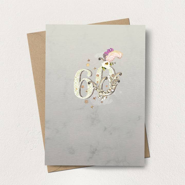 Stephanie Davies - Vendita all'ingrosso Biglietti di auguri - 60 Numero di età