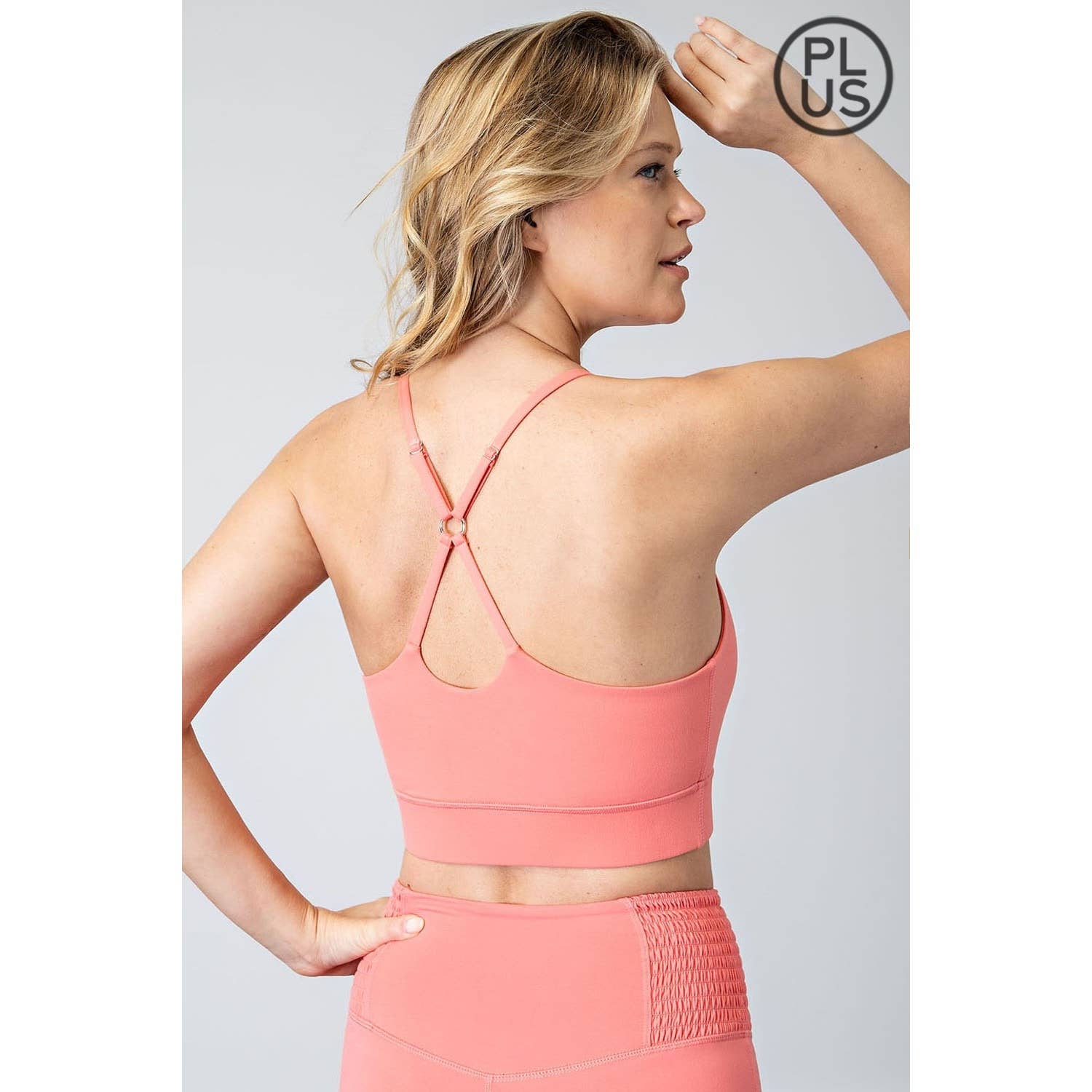 Rae Mode - Wholesale Sports Bra - Women's - PLUS SIZE BUTTER SPORTS BRA WITH ADJUSTABLE STRAP5