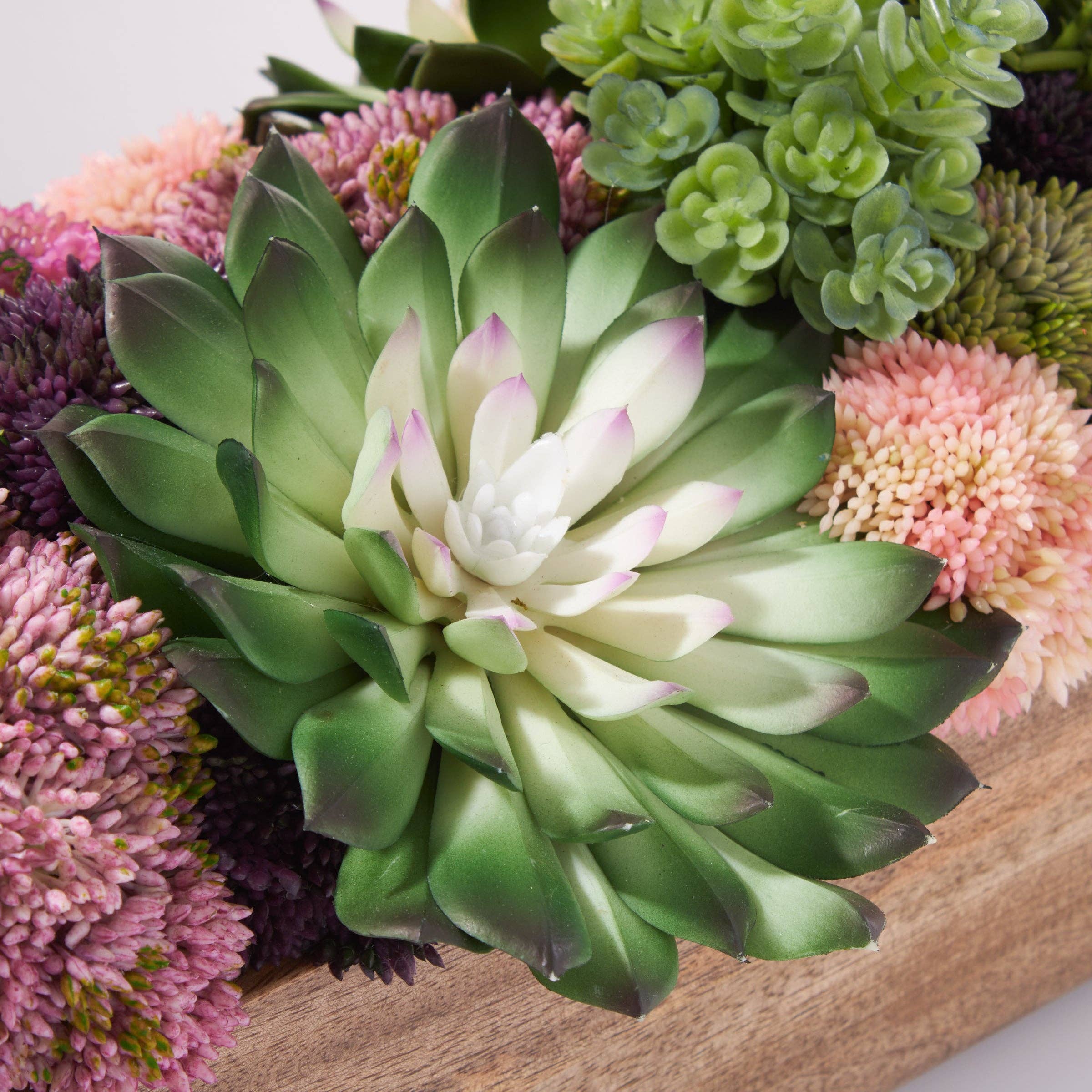 Fauxever Florals - Wholesale Artificial Flowers - Wooden Trough Sedum4
