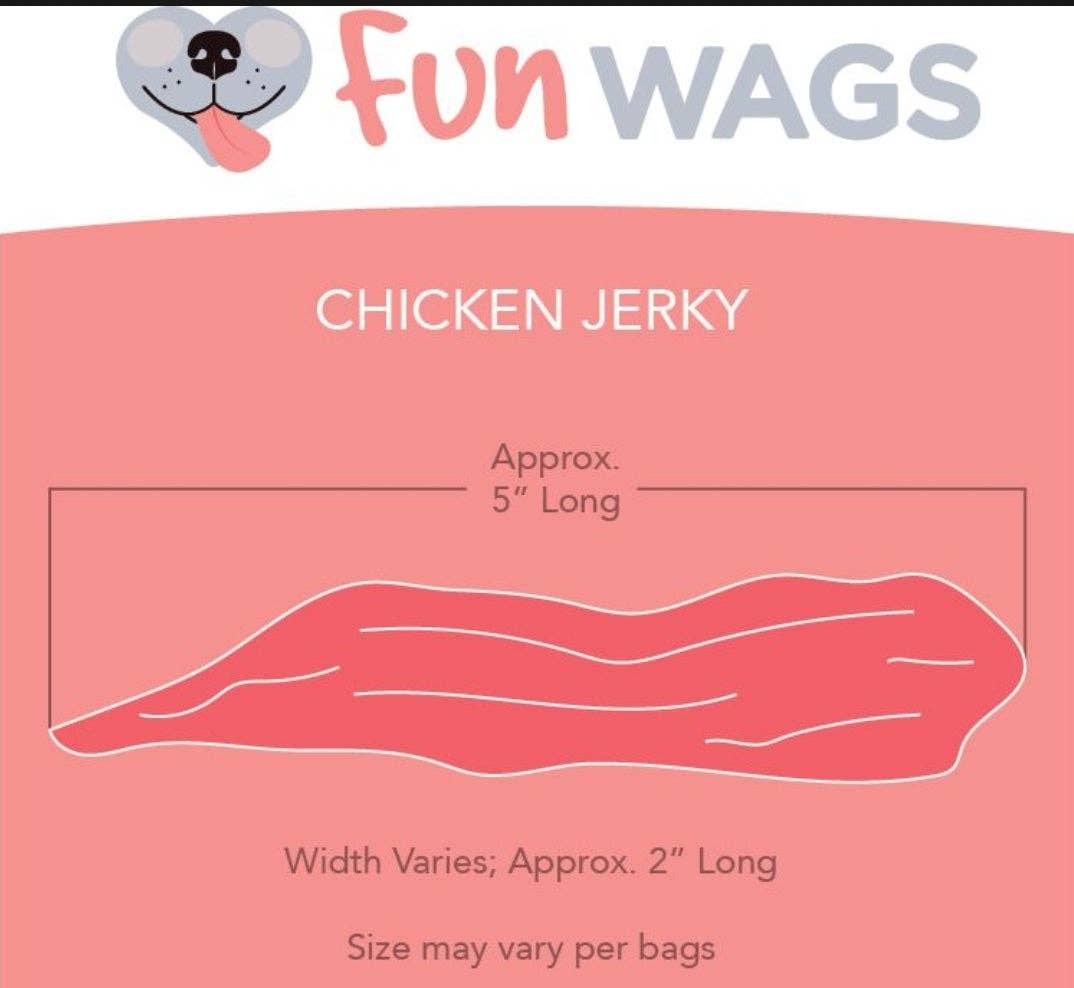 FunWags – wholesale Pet treats – Dog – Pump Chicken - Chicken Jerky2