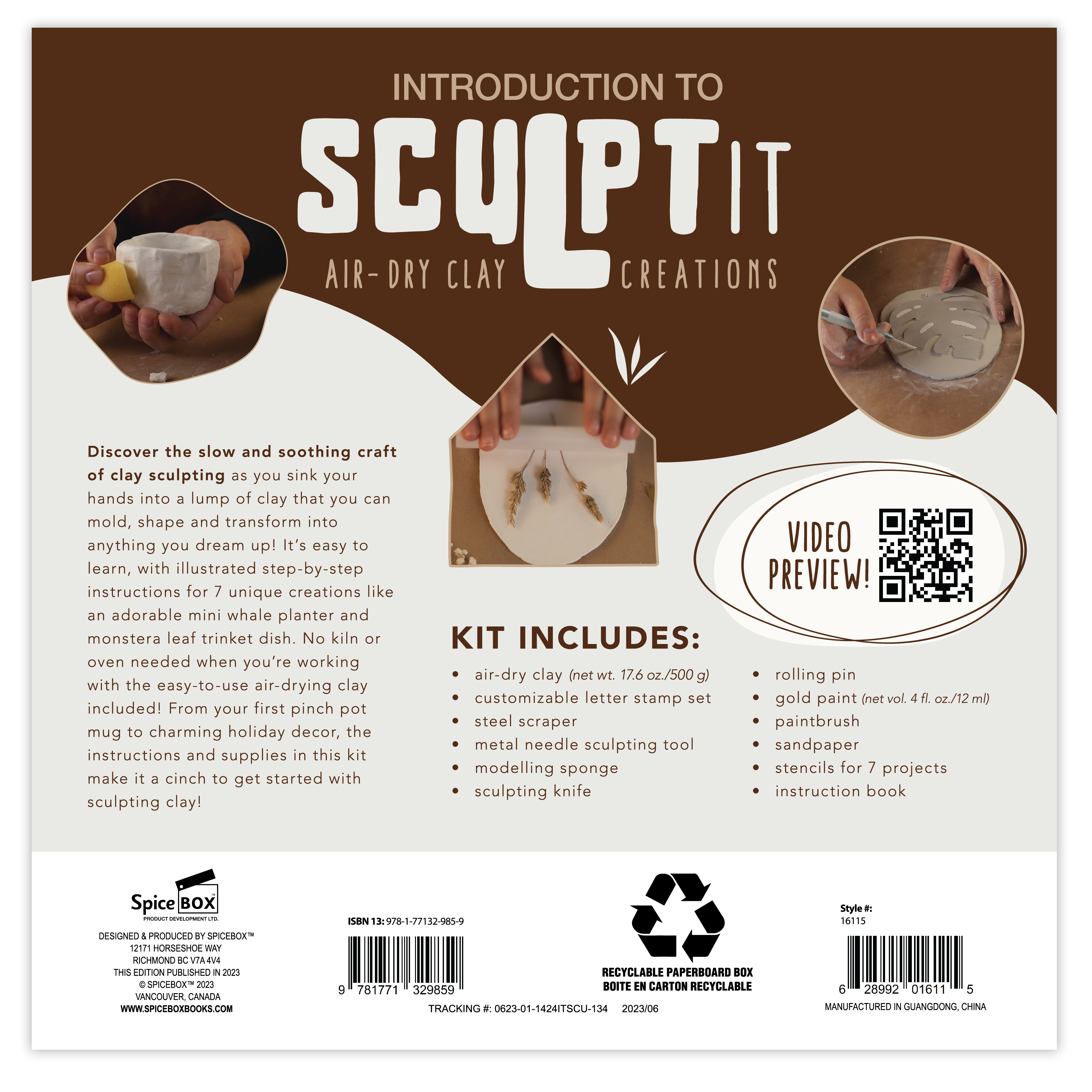 SpiceBox Product Development LTD - Wholesale DIY Craft Kit - Intro To Sculpt It3