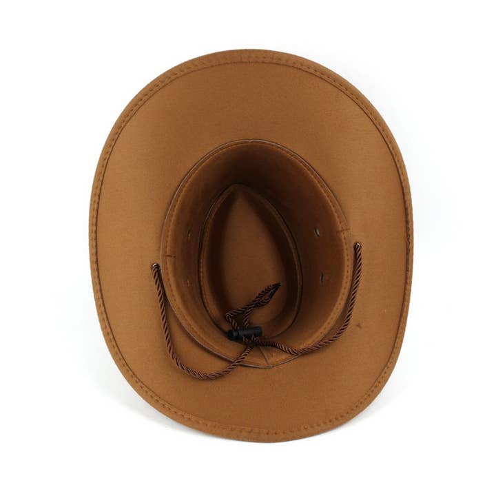 ACCITY - Wholesale Cowboy Hat - Women's - Faux Suede Western Cowboy Hat Unisex Outdoor_CWAH18917