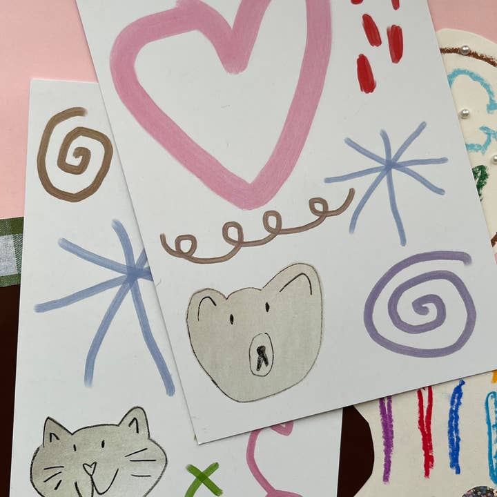 Victoria Catten - Wholesale Postcard - Its never too late pony sticker and postcard1